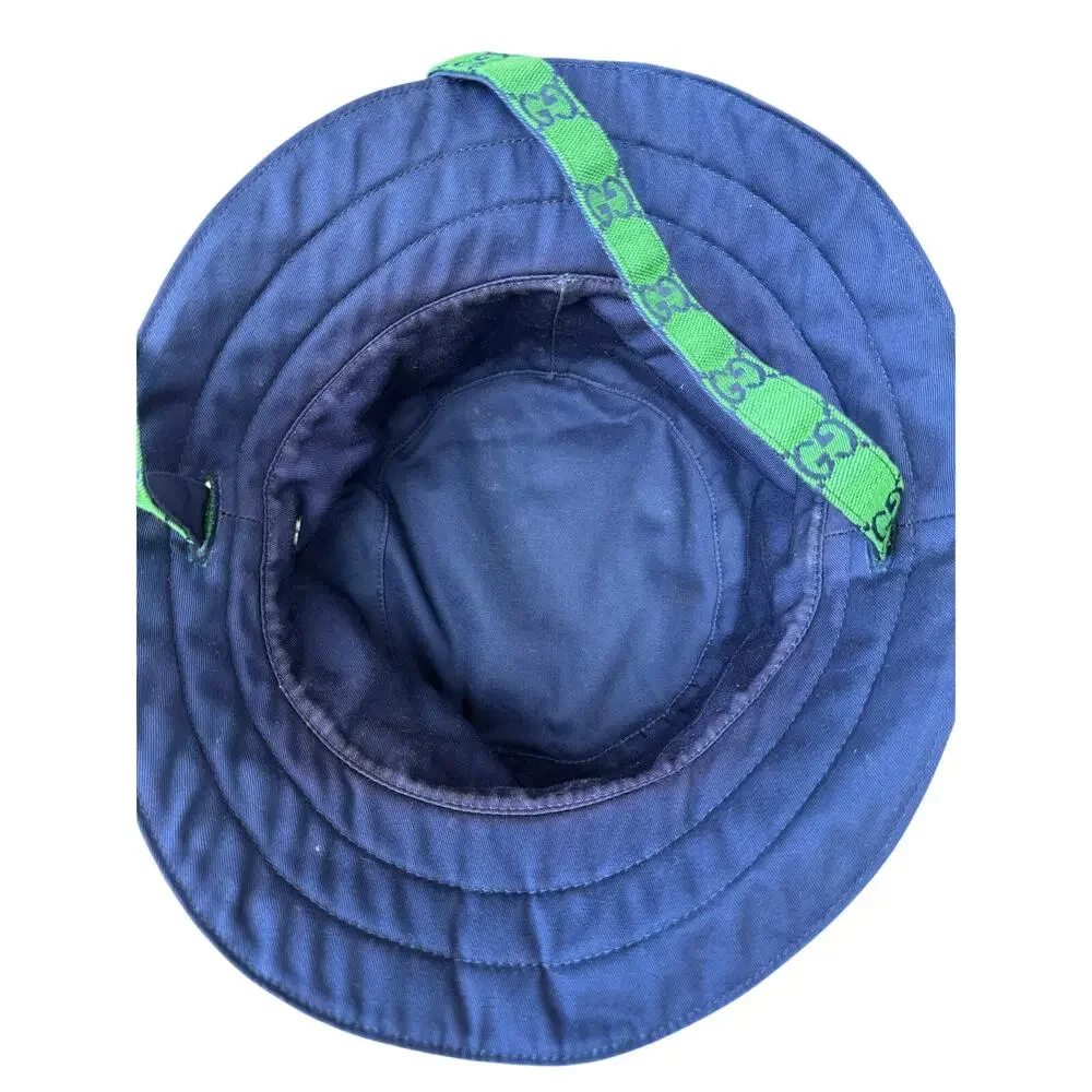 Gucci Self-Tie Green Bucket Hat (Size L)